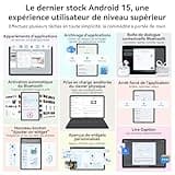 TABWEE T20 Android 15 Tablette avec Clavier - 24 Go+ 256 Go(2To TF), Octo-Core T606,10 Pouces, 5000 mAh, 8 MP+5 MP, Gemini AI, Widevine L1, 5G WIFI, GPS, Claviers, Souris, Stylet et Tablettes Tactiles
