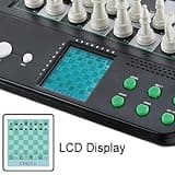 Vituord Échiquier Électronique, Jeu D'échecs Interactif Homme-Machine Intelligent, avec Pièces Magnétiques, Écran LCD - Affichage De La Position des Pièces