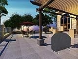 ANFTOP Housse Barbecue, Bâche Barbecue BBQ Couverture de Gril 80 * 66 * 100cm 210D Imperméable Antipoussière Anti -UV Anti-vieillissement
