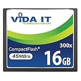 Nouvelle Carte MÉMOIRE Compact Flash 16 Go Haute Vitesse 200x CF pour Canon EOS 10D EOS 20D EOS 20Da EOS 300D EOS 30D EOS 350D 400D 40D EOS 50D 5D EOS 5D Mark II EOS 7D EOS D30 SLR Digital Camera