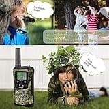 Jouets Garçon 4-12 Ans Talkie Walkie Enfants 8 Canaux Radio Bidirectionnelle avec LCD Lampe pour Aventure Camping Jouet Exterieur Anniversaire 5 6 7 8 Ans Cadeau Garçon