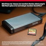 SanDisk 128 Go Extreme carte SDXC + RescuePRO Deluxe, jusqu'à 180 Mo/s, UHS-I, Classe 10, U3, V30