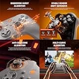 BIGBIG WON Contrôleurs Sans Fil, Gale Hall Contrôleurs PC Contrôle de Mouvement, Joysticks Hall, 3 Paires de Manettes, Contrôleurs de Jeu PC App pour Switch/PC/iOS/Android Contrôleur de Jeu Sans Fil