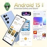 OUKITEL C61 Telephone Portable Pas Cher Android 15-16(4+12) Go +128Go/TF 1To Smartphone Pas Cher, 6,88" HD+ 90Hz, 5150mAh Téléphone, 13MP+5MP, Smartphone Débloqué 4G Dual SIM/GPS/Fingerprint/Face ID