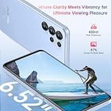 OUKITEL C1 Smartphone Pas Cher Android 15, 16(4+12)Go +128Go(TF 1TB) Telephone Portable Pas Cher, 6.52" HD+ Écran, 5150mAh Telephone, 13MP+5MP Téléphone Gaming, Triple 4G SIM/GPS/Fingerprint/OTG/3.5mm