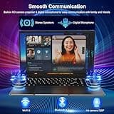 PINSTONE 15,6" Ordinateur Portable - 16 Go de RAM 512 Go SSD, pc Portable Quad Core N95, Support Ordinateur Portable Touch ID, WiFi, BT4.2, rétroéclairage du Clavier, adapté aux étudiants/Entreprises