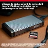 SanDisk 128 Go Extreme PRO carte SDXC + RescuePRO Deluxe, jusqu'à 200 Mo/s, UHS-I, Classe 10, U3, V30