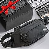 Mission Darkness Faraday Belt Bag. Durable Fanny Pack Travel Sling with RF Shielding Liner. Signal Blocking, Anti-Tracking, Data Privacy, Mobile Device Security. Fits Cell Phones + Accessories