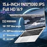 15,6 Pouces jeu Ordinateur Portable 12Go RAM 256Go SSD N4000 PC Portable Joueurs Netbook Écran Full HD 1920 x 1080 Win 11 Laptop Wi-Fi5 BT Mini HDMI Ouverture 180 Degrés pour Étudiants Et Entreprises