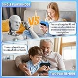 Tic Tac Toe Bolt Game, 3-in-1 Handheld Puzzle Game Console, Family Party Game for Educational and Memory Growth, Portable Travel Games, Education Toys for 3+ Year Old Boys Girls Adults (Bleu)