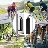 Bike Tire Inflator, Portable 200psi Tyre Compressor Pump, 2.95x13.58 inches Lightweight & Design, Tire Booster Bottle for Mountain Bikes, Road Bicycles and Cyclists