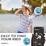 Dingfeiyu Enfants Coque pour Airtag, étui de Suivi GPS caché pour Enfants, Personnes âgées, Animaux domestiques, Super Petit et léger étui Airtag avec épingle (Violet + Rose Fluo)