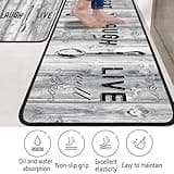 AHTCPO Tapis Cuisine RembourréS Anti-Fatigue, Tapis Confortable AntidéRapant ImperméAble pour DéCoration Cuisine Évier(Sink Pad-1,40 * 120cm)