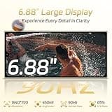 OUKITEL C61 Telephone Portable Pas Cher Android 15-16(4+12) Go +128Go/TF 1To Smartphone Pas Cher, 6,88" HD+ 90Hz, 5150mAh Téléphone, 13MP+5MP, Smartphone Débloqué 4G Dual SIM/GPS/Fingerprint/Face ID