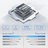 DREAMFYRE Ordinateur Portable 15,6" Full HD,Ryzen 5-4 Cœurs 8 Threads Jusqu’à 3,7 GHz,16 Go RAM DDR4,SSD 512 Go M.2,Écran 1920x1080 IPS,PC Portable Polyvalent pour Bureau,Étudiants et Télétravail