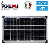 ELECTRIFICATEUR De Clôture Électrique 5 Km Double Alimentation 12V / 220V Clôture Électrifiée + Panneau SOLAIR clôture électrique clôture électrifiée pour Chevaux sangliers Vaches cochons Poules