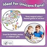 Orchard Toys Unicorn Fun Game: 3 Jeux en 1, Jeu à Valeur Exceptionnelle. Jeux d'Association et de Mémoire pour Les Enfants de 4 à 8 Ans, Parfait pour Un Cadeau d'anniversaire
