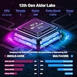 PINSTONE 15,6" Ordinateur Portable - 16 Go de RAM 512 Go SSD, pc Portable Quad Core N95, Support Ordinateur Portable Touch ID, WiFi, BT4.2, rétroéclairage du Clavier, adapté aux étudiants/Entreprises