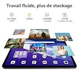 Blackview Link8 Tablette 13 Pouces,Tablette Tactile Android 15 avec Stylet,G100 90Hz Gaming Tablette avec Clavier,18Go RAM+256Go ROM,2K+ FHD/Gemini AI/8400mAh/Widevine L1/Faciale ID/16MP+13MP/GPS