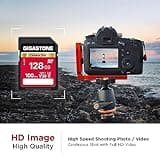 Gigastone Carte Mémoire SDXC 128 Go Lot de 2 , Prime Série, Vitesse 80 Mo/s. Compatible avec Photos, vidéos, Musique, Caméscope, Caméra, PC, U1 UHS-I Classe 10 pour UHD Vidéo, avec 2 Mini étui