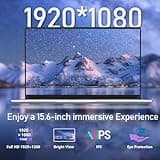 15,6 Pouces jeu Ordinateur Portable 12Go RAM 256Go SSD N4000 PC Portable Joueurs Netbook Écran Full HD 1920 x 1080 Win 11 Laptop Wi-Fi5 BT Mini HDMI Ouverture 180 Degrés pour Étudiants Et Entreprises