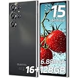 OUKITEL C61 Telephone Portable Pas Cher Android 15-16(4+12) Go +128Go/TF 1To Smartphone Pas Cher, 6,88" HD+ 90Hz, 5150mAh Téléphone, 13MP+5MP, Smartphone Débloqué 4G Dual SIM/GPS/Fingerprint/Face ID