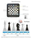 Échecs électroniques P6 - Échiquier électronique parlant - Jeu d'échecs électronique avec LED - Pour enfants et adultes