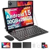 DOOGEE U11 Pro Tablette Android 15, Tablette 11 Pouces 30GB RAM+256GB ROM/TF 2TB, Batterie 8580mAh,Tablette avec Clavier Unisoc T7200 90Hz,Netflix 1080P, Tablette Tactile 5G WiFi/13 MP/GPS/OTG/Face ID