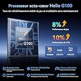 Blackview Link8 Tablette 13 Pouces,Tablette Tactile Android 15 avec Stylet,G100 90Hz Gaming Tablette avec Clavier,18Go RAM+256Go ROM,2K+ FHD/Gemini AI/8400mAh/Widevine L1/Faciale ID/16MP+13MP/GPS