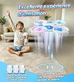 Korffe Mini drone pour enfants de 6 7 8 9 et 10 ans et plus, jouet avion télécommandé pour enfants et débutants avec lumières LED, idéal pour l'intérieur et l'extérieur, idéal pour garçons et filles
