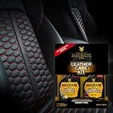 Maddox Detail - Kit d'entretien pour le cuir 500ml | Nettoyant Cuir Voiture et Conditionneur Peau | Inclus une Microfibre | Kit Nettoyage Voiture pour Tapisserie