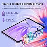 SKYEGG Tablette 11 Pouces Android 14, 24 Go RAM + 256 Go ROM, 5G Wi-FI, GPS, FHD Tablette Tactile avec Widevine L1, 8-Cores 2.0 GHz, 8000 mAh, 13 MP + 5 MP, Face ID, Pourpre