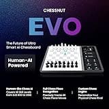 Chessnut Échiquier Evo AI – Moteur Maia intégré, Robot d'échecs Personnalisable, Reconnaissance complète des pièces, Prend en Charge Les principales Plateformes, Design Intelligent Tout-en-Un