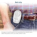 VTech BM1120 Moniteur Audio bébé, transmission claire du son et de la sécurité, longue portée, affichage de volume LED de 5 niveaux, Clip de ceinture, Batteries rechargeables