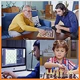 Jeux d'échecs électroniques Chessnut Air - Échiquier en Bois Fait Main, LED, IA adaptative et Application