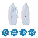 Badabulle Babyphone Audio - Portée 300m - Simple d'Utilisation - Babyphone Compact
