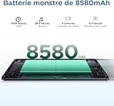 DOOGEE U11 Pro Tablette Android 15, Tablette 11 Pouces 30GB RAM+256GB ROM/TF 2TB, Batterie 8580mAh,Tablette avec Clavier Unisoc T7200 90Hz, Tablette Tactile 5G WiFi/13 MP/GPS/OTG/Face ID