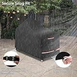 Barbecue Grill Cover - Grill Covers Heavy Duty Waterproof, 60-inch Heavy Duty Waterproof Garden Supplies, Outdoor Grills Cover for Outdoor Propane Charcoal Table Cart Pit Yard Patio Porch Lawn