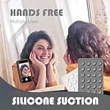 Neuytiky Lot de 8 Support Ventouse Telephone,Ventouse iphone Silicone Adhésif,Coque Ventouse,Support Telephone Ventouse,Ventouse Telephone